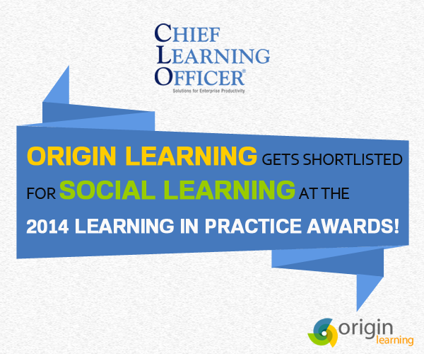 Origin Learning Gets Shortlisted at the 2014 Learning In Practice Awards