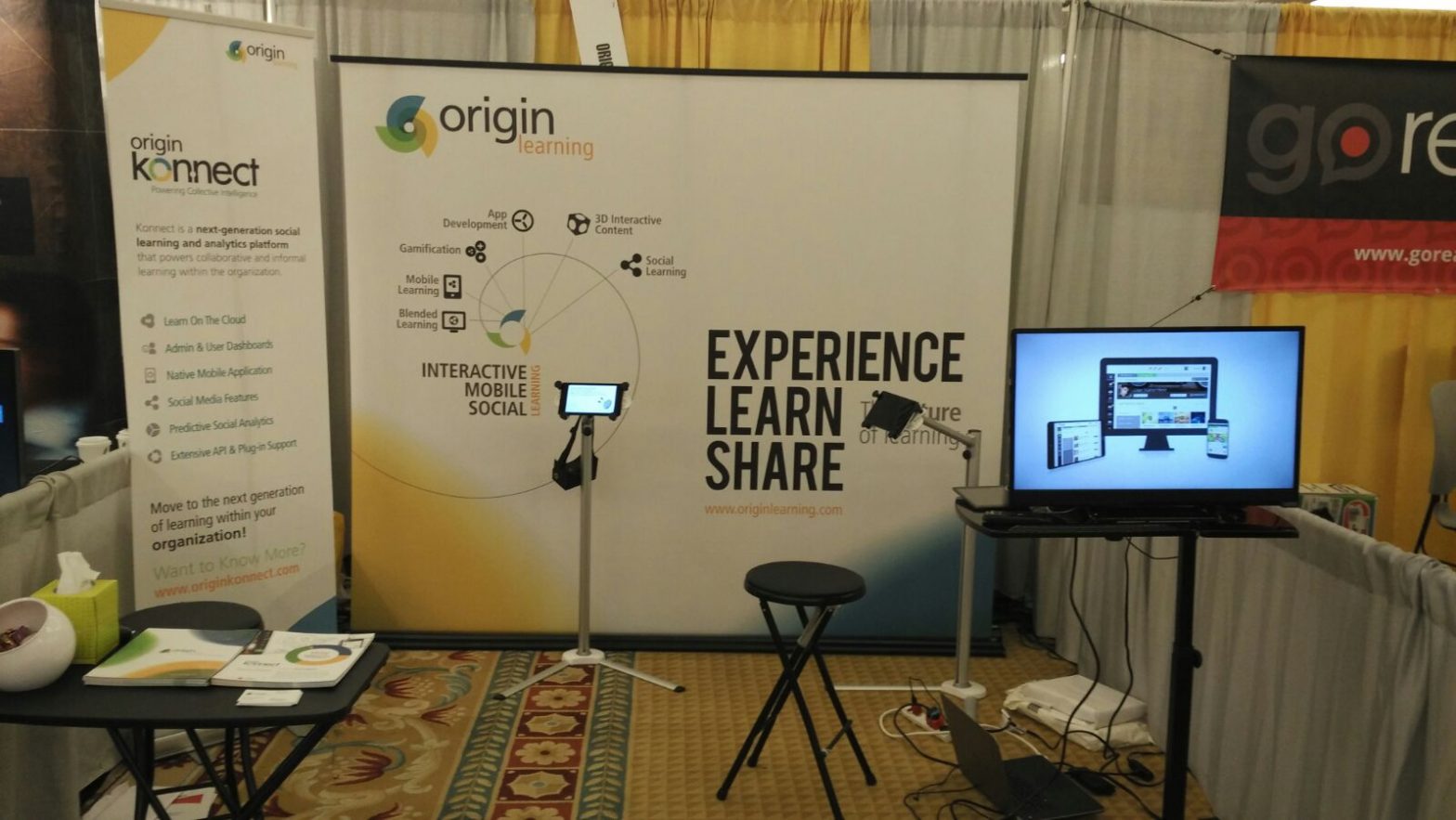 Experience Learn Share Origin Konnect